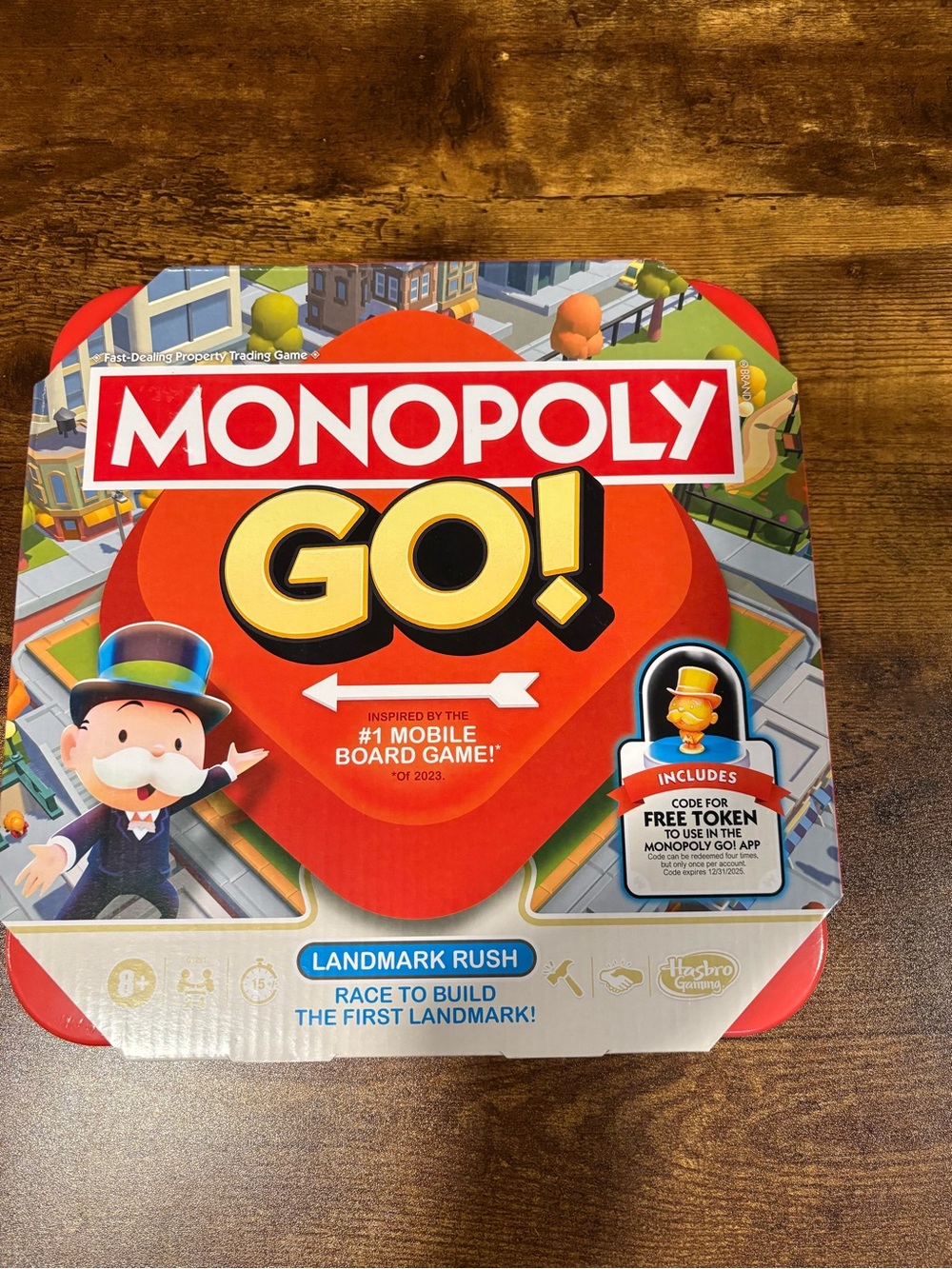 Monopoly GO! Landmark Rush Kids Game - Red